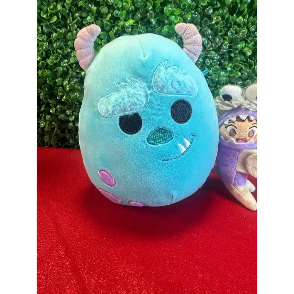 Disney Monsters Inc Plush Bundle Sulley Squishmallows  Boo Cutie Cuff Bracelet